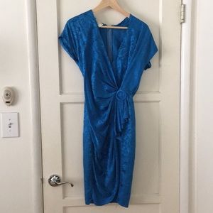 Beautiful blue dress.